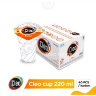 ukh Cleo cup 220ml-cleo gelas 220ml-cleo air mineral