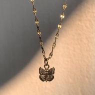 Dainty Butterfly Necklace | TheBeadifyClub