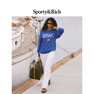 Sporty & Rich Nautical Series SRWC Men's and Women's Same American Sports and Leisure Sweatshirt 020
