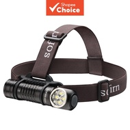 Rechargeable 4000 Lumen Headlamp Sofirn HS41, USB-C Right-Angle Powered by 21700 Battery  Lampu Kepa