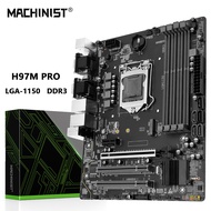 MACHINIST | MACHINIST H97M PRO Motherboard Support LGA 1150 Intel Core I3 I5 I7 E3 CPU DDR3 RAM NVME