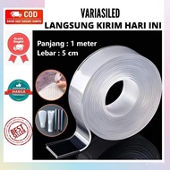 Double Tape Nano Clear 2-Sided Multipurpose Tape 1M, 3m, & 5M