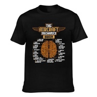 Good Quality Aircraft Mechanics Brain Aviation Pure Cotton Men'S T-Shirt