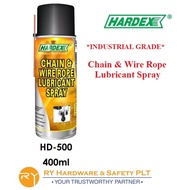 HARDEX HD-500 CHAIN & WIRE ROPE LUBRICANT SPRAY 400ML HD500