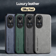 Case Oppo reno 10 5G Luxury Silky Feel Leather Back Casing reno 10