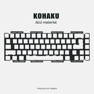 kohaku PCB Mounted Mechanical Keyboard Custom Plate PC PP POM FR4 ALU Carbon