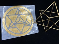 神聖幾何貼紙一套三款