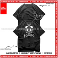 Dj Panda T-Shirt with Front and Back Screen Printing - Free Sticker
