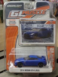 Greenlight 2014 Nissan GT-R (R35) 藍色
