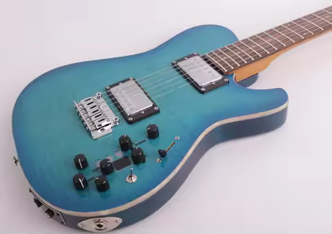 Silent travel electric guitar portable built in effect
