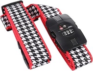 HIMREYLD TSA Cross Suitcase Strap for Suitcases 20 to 32 Inches, Extra Long 5 x 230 and 5 x 200 cm, 