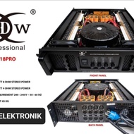 POWER AMPLIFIER RDW ND18PRO power rdw nd 18 pro 1800watt x 4 channel