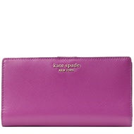 Kate Spade Cameron Street Stacy Large Slim Bifold Wallet in Very Berry pwru5072
