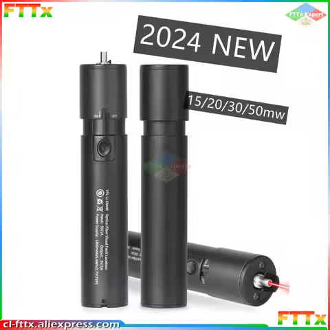 NEW Fiber Optic Cable Tester 15/30/50MW Visual Fault Locator, Fiber Optic Cable Tester 10-50Km Range