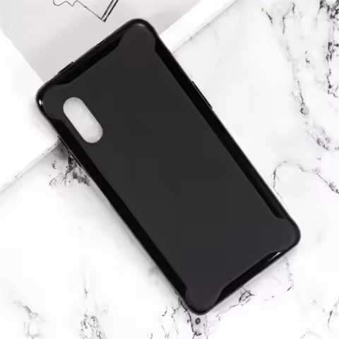 Soft Silicone Black Case For Samsung Galaxy Xcover Pro 6.3"SM-G715FN/DS G715W G715U Phone Back Cover
