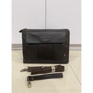 Kickers Leather 2 in 1 Bag [ Clutch / Sling ] - A4 SIZE