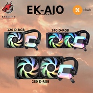 EKWB EK-AIO DRGB Series Liquid Cooler / 120 DRGB / 240 DRGB / 280 DRGB / 360 DRGB