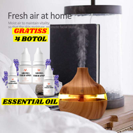 Air Humidifier Kapasitas Besar 300ml Diffuser Taffware Air Purifier GRATIS 4 BOTOL ESSENTIAL OIL Ala