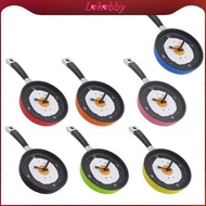 [Lohobby] 9 Inch Round Frying Pan Wall Clock Digital Silent Clock for Restaurant Decor