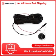 REDTIGER 10M Backup Camera Extension Cord Cable for F7NT/F7NP/F7N/F17  Dash Cam(4 pin,2.5mm)