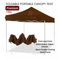 Brown 8x8 Feet Premium Quality Foldable Canopy Tent Gazebo Folding Portable Tent