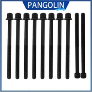 PANGOLIN G4KJ 2.4L Engine Head Bolts 10pcs/Set for Kia Hyundai 2.0L 2.4L G4KJ Wheel Hub Tire and Acc