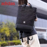 Adidas Originals geometric 3D roll top backpack รุ่นใหม่ชนช้อป!!กระเป๋าเป้สะพายหลัง