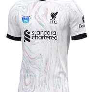 【CLEARANCE】White Liverpool Away Player Jersey Soccer