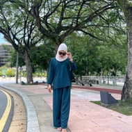 SUIT MUSLIMAH AMANDA. BAGGY STYLE & IRONLESS. [READY STOCK]