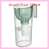 Cleansui Water Purifier Pot Type Cartridge, 1 unit included, Green [Main Unit CP504-GN] Filtered Wat