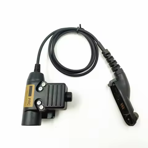 Tactical U94 PTT For COMTAC MSA EARMOR TCA TRI NATO plug headset for Motorola APX6000 XPR6300 DP4800