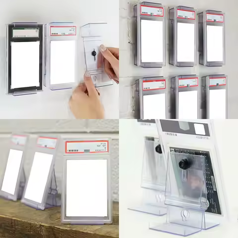 Wall Mount Tabletop Trading Card Display Stand case frame for PSA CSG CGC graded slab guard Magnetic