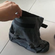 A-🍎FNX05Anti-Virus Boot Cover Gray Rubber Soft Bottom Acid and Alkali Resistant Anti-Chemical Shoe Cover Mid-Top Shanxi