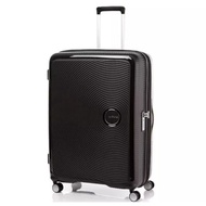 American tourister Curio Spinner expand 30inch Suitcase Large Size_Black