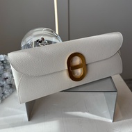 HERMES 白色金釦豬鼻子togo W刻