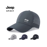 cap lelaki cap men JEEP JEEP Hat Men Summer Cycling Cap Outdoor Mesh Breathable Fishing Sunscreen Su