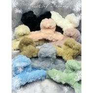 [Furry Claw] Faux Fur Claw Clip Minx Fur Clamp Claw Clip