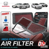 OTP WASHABLE DROP IN AIR FILTER PERFORMANCE HONDA CIVIC FD FC TURBO FB STREAM CRV 1.5 1.7 1.8 2.0 20