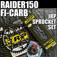 JRP SPROCKET SET RAIDER150 CARB/FI 14T (38/43/45-415 MANIPIS)