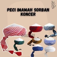 INSTANT PERMANENT IMAMAH TURBAN PECI PERMANENT IMAMAH SONGKOK CONCERT TURBAN PECI LELAKI