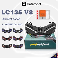 LC135 FI V8 RGB MATA GABAN SIGNAL PILOT LAMP SIGNAL LAMPU MATA GABAN AUDI LIGHT AUDI SIGNAL LIGHT EA