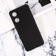 Oppo Reno 8T Case Softcase BLACK MATTE CAMERA PROTECTION Case Casing Hp Oppo Reno 8T