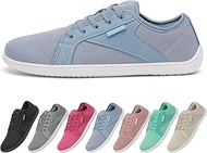 Unisex Knit Barefoot Shoes with Wide Toe Box and Zero-Drop Solhe, Luck Ⅰ, Size 3-13, blue, 10 US