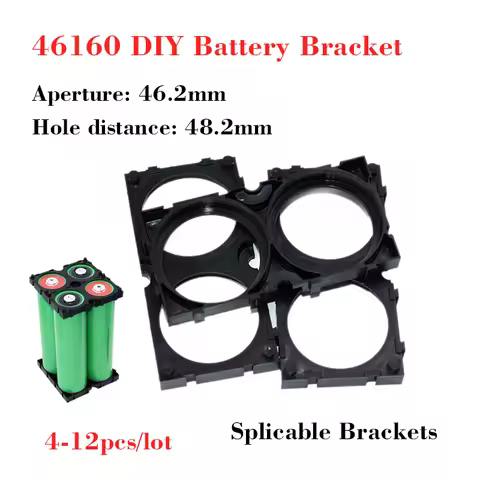 4-12pcs/Lot 46160 Battery holder bracket Shockproof fixed frame 2 card slots DIY LiFePO4 Lithium bat