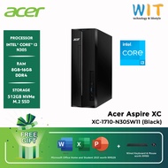 Acer Aspire XC-1710-N305W11 (Intel Core i3-N305/8GB-16GB RAM/512GB SSD/Office/W11/3 Years Warranty)