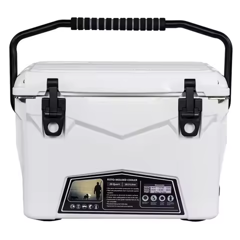 20QT Rotomold Cooler Chest Camp Ice Chest Box for Fishing and Food Storage