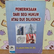 Inspection of law or due diligence by st. Laksanto utomo. S. H.,MH ORIGINAL Original