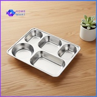 304 Stainless Steel Partitioned Dinner Plates Thickpartmentalized Plate