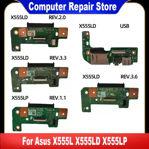 For ASUS X555L X555LD X555LP Laptop HDD Hard Disk Drive Audio Board X555LD REV:2.0 3.1 3.3 3.6 Versi
