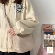 MISMI Colette Bag Women's Stylish Premium Corduroy Shoulder Bag - 25C - Cream